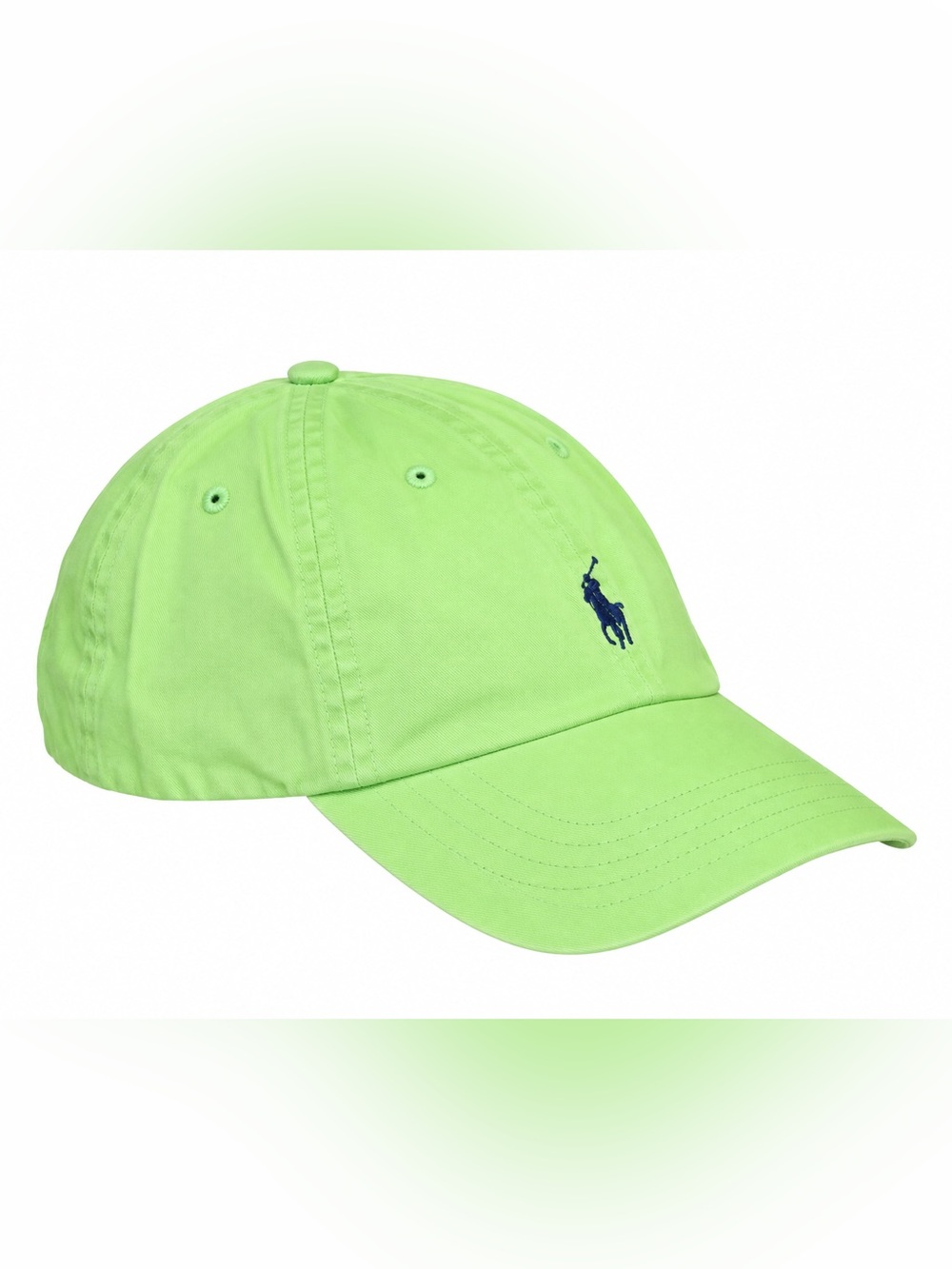 Polo Ralph Lauren Sport Pony Logo Hat Lime Green Royal Blue One Size